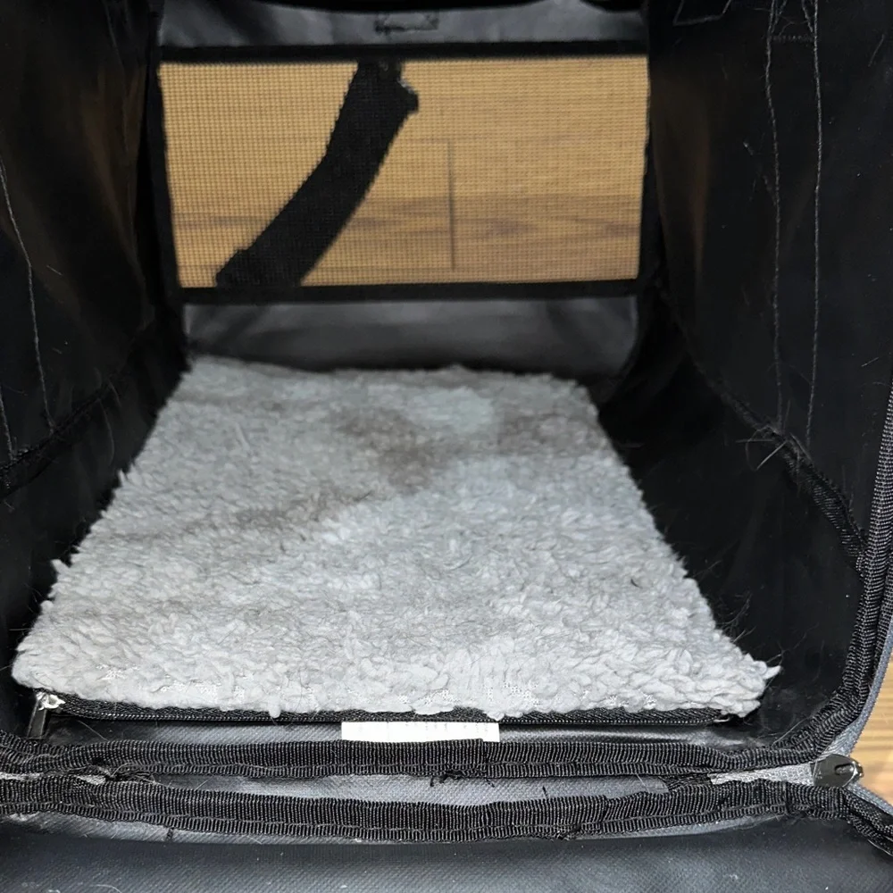 Sherpa Durable Black Pet Carrier for Dogs